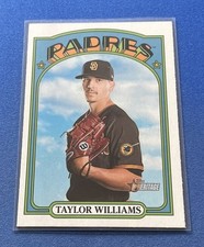 2021 Topps Heritage #369 Taylor Williams San Diego Padres