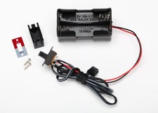 Traxxas 3170X Battery Holder 4-Cell/On-Off Sw...
