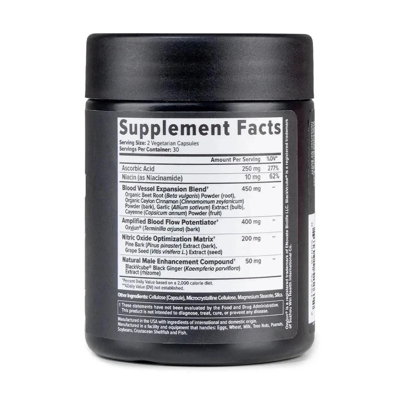 Nitro Wood MAGNUM InnoSupps #Enhance Male Sexual Stamina Performance - 60 CAP