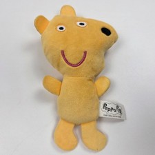 Peppa Pig Yellow Teddy Bear Plush Stuffed Animal 8  Jazwares