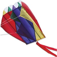 Parafoil 2 Rainbow Kite 13" x 21" with 500' of 50lb Test Line