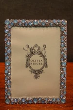 Olivia Riegel Crystal "McKenzie" 5x7 Photo Frame New in Box