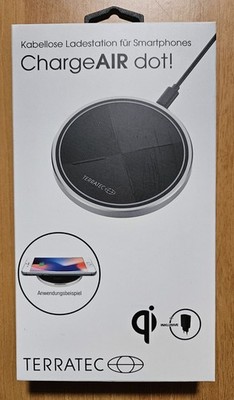 Kabellose Smartphone Ladestation TERRATEC  ChargeAIR dot! Sehr gut erhalten