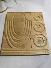 Bead Boards for Jewelry Making, Bamboo Beading Board for Necklace  Bracelet,...
