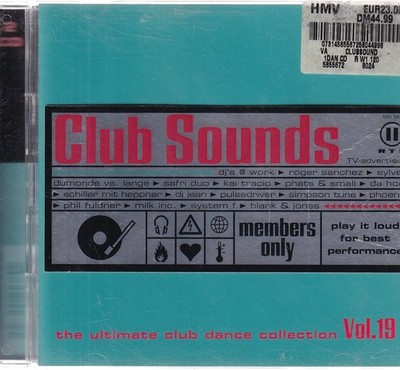 Club Sounds 19 (2001) DJ's@work, Pulsedriver, Phats&Small, Silverstone.. [2 CD]