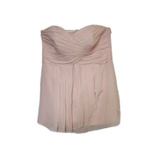 David's Bridal Dress Pink Size 24 Strapless