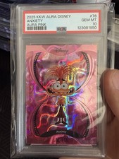 2025 Kakawow Aura Disney Anxiety Pink 45/45 Bookend PSA 10