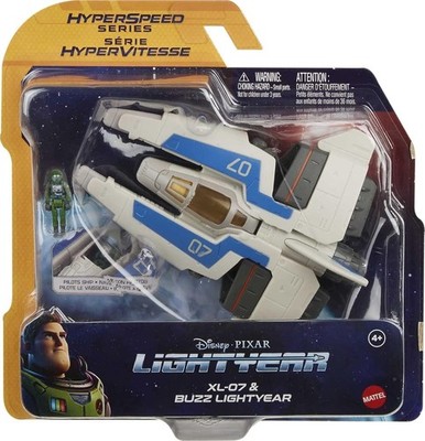 Mattel Disney Pixar Lightyear Hyperspeed Serie XL-07 und Buzz Lightyear 10cm Neu