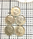 Kennedy Half Dollar - 40% Silver. 1968 & 1969           1 Lot of 5    LOT B