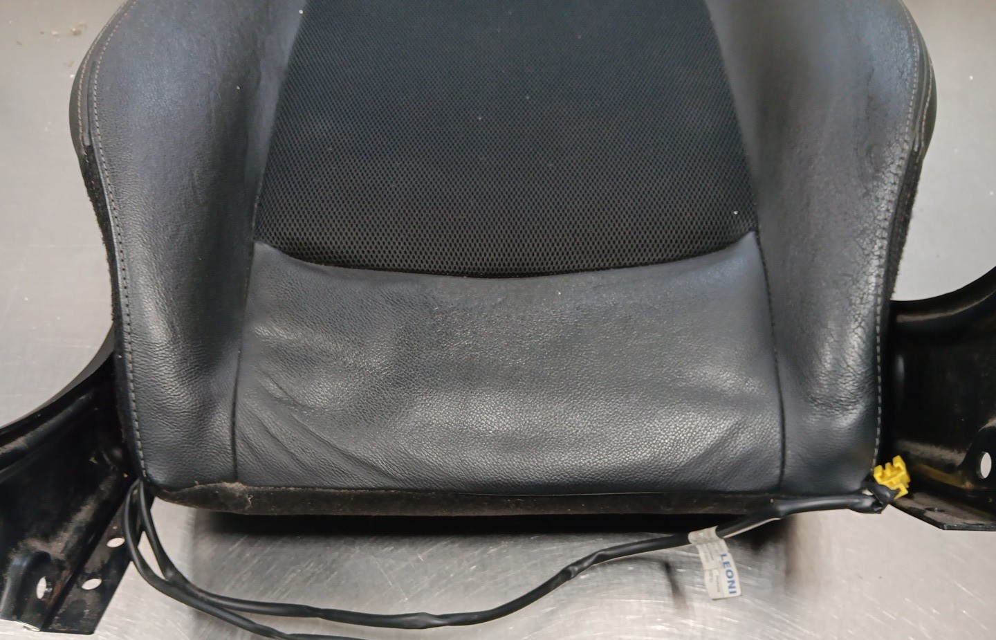 SMART FORTWO 2009 BRABUS LEF HAND DRIVER SEAT BACK CUSHION BLACK 13892V001C11W00
