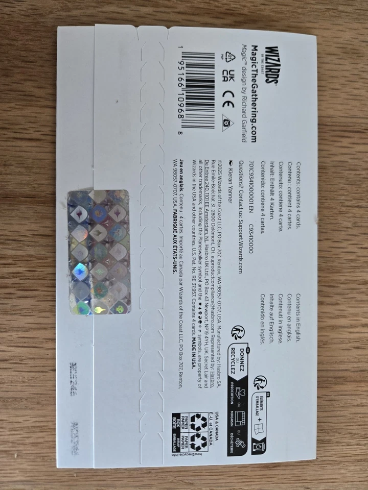 MTG Secret Lair NON-FOIL Artist Series Kieran Yanner - Image 2 of 2