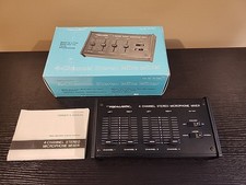 Realistic 4 Channel Stereo Microphone Mixer With Box Vintage Mixer TESTED 