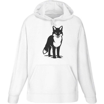 'Fox Standing In Snow' Adult Hoodie / Hooded Sweater (HO056750)