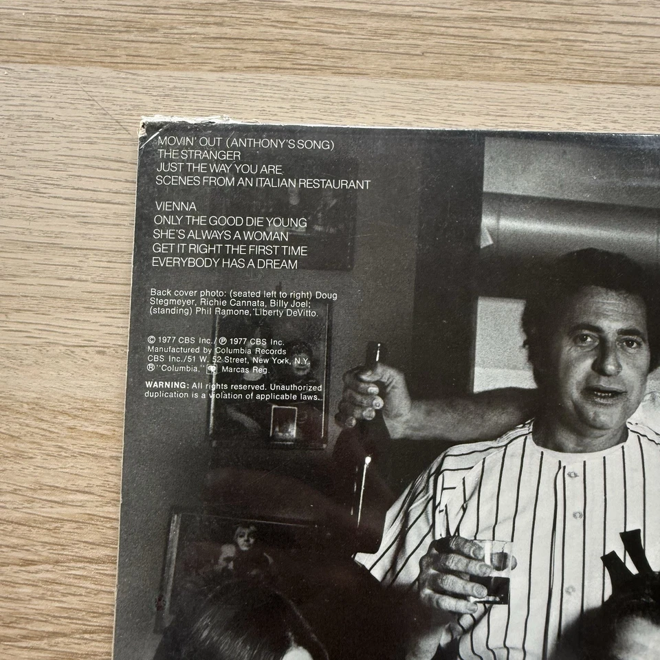 SEALED 1970s Billy Joel The Stranger Original US Pressing RARE -FAST Shipping! Foto 3 de 3