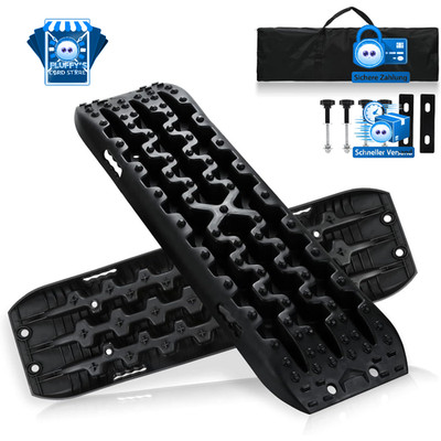Sandbleche Offroad Traktionsmatte Anfahrhilfe Recovery Board 10T für