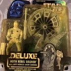 STAR WARS - Deluxe Hoth Rebel Soldier w/ ANTI-VEHICLE LASER CANNON