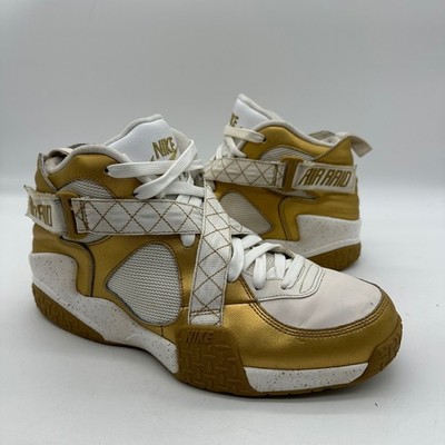 Nike 642330-700‎ Mens 12.5 Gold Air Raid Cross Strap Outdoor Basketball Shoes Nike Air Raid Metallic Gold Men main image 2
