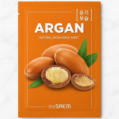 the SAEM Argan Tuchmaske   Korean Skincare Glow & Pflege Beauty Feuchtigkeit