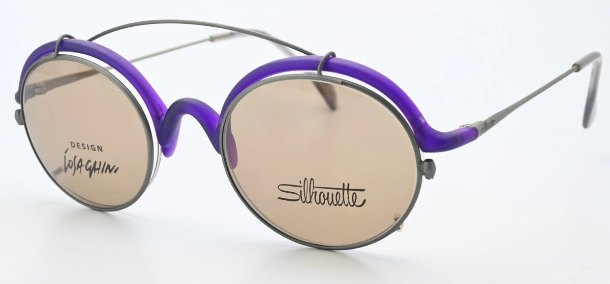 Silhouette Sunglasses mod. SPX 1533 40 6054 Polarized Purple Oval Austria + Case silhouette clip on sunglasses products for sale | eBay main image 3