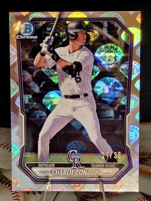  2026 Bowman Chrome Charlie Condon Bowman Logofractor /35 BCP-46 SSP 