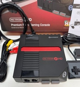 Hyperkin RetroN 1 HD NES Gaming Console Black HDMI & Box - EXCELLENT