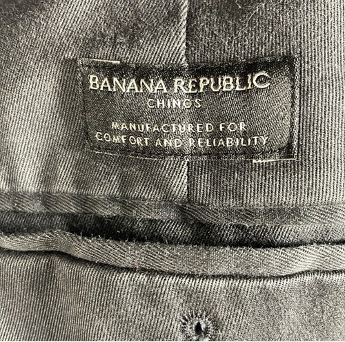 Banana Republic 36 x 32 Gray Aiden Slim Rapid Movement Mens Chino Pants SKU #393 - Picture 6 of 6