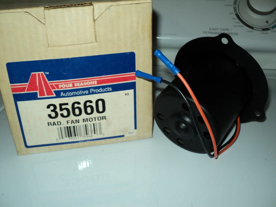 35660 RADIATOR FAN MOTOR 4 SEASONS 83-90 FORD MERCURY CAPRI COUGAR TOPAZ MUSTANG - Изображение 2 из 2