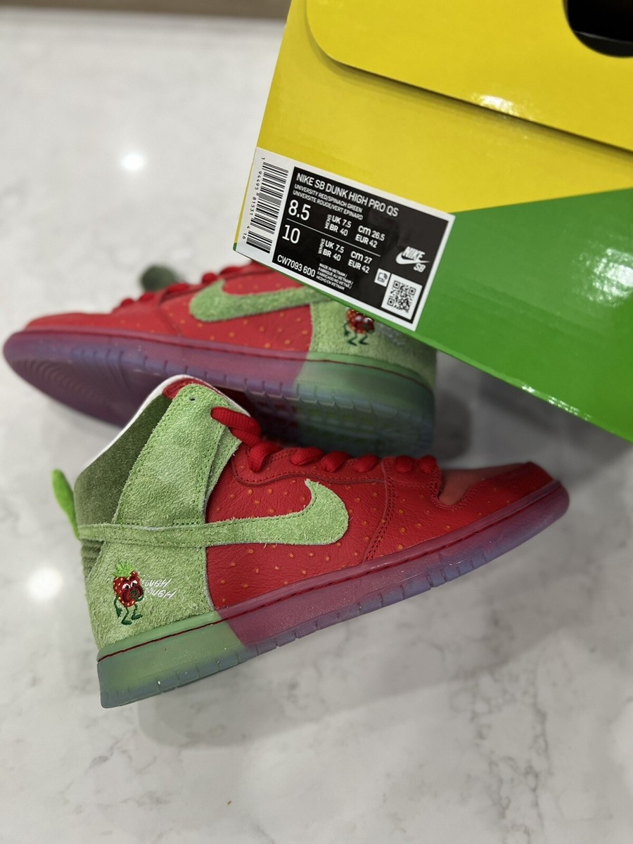 Nike SB Dunk High Strawberry Cough