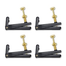 4pcs Violin Fine Tuners Black Design Fit 3/4 and 4/4 Violins