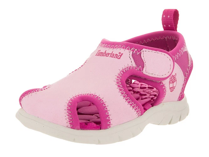Timberland Little Harbor sandalo rosa rosa per bambina bambino TB04189R