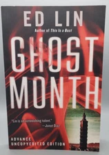 Ghost Month by Ed Lin Advanced Reader Copy Like New