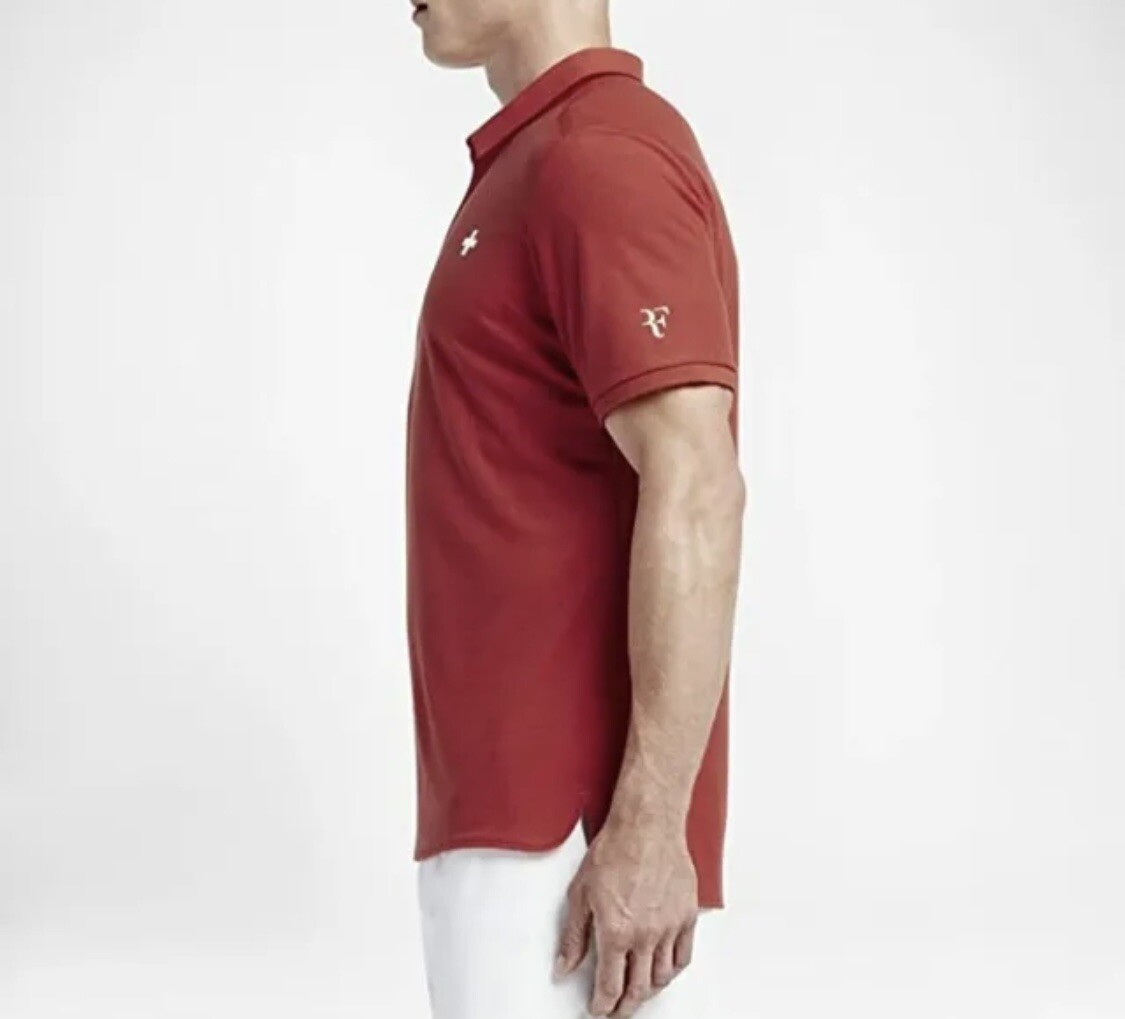 Nike Roger Federer RF 2016 Swiss Davis Cup Olympics Polo Shirt