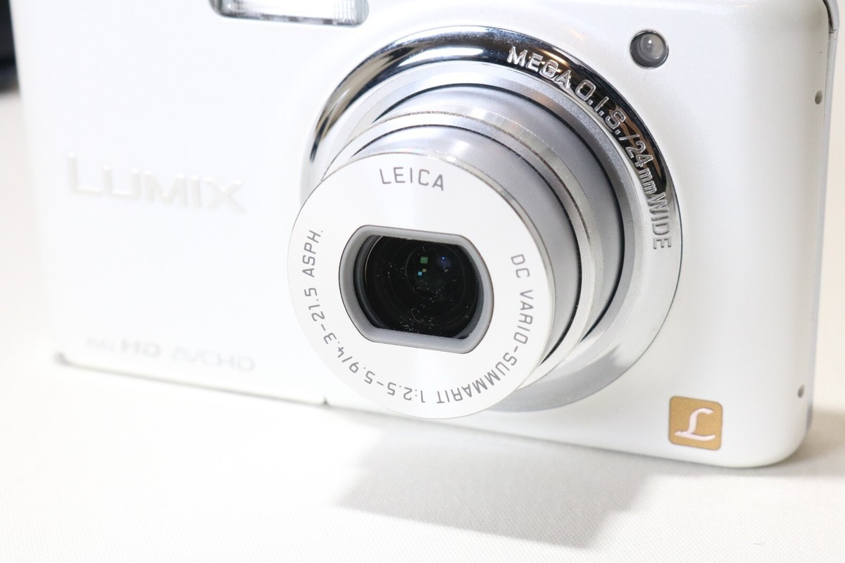 DMC-FX77 白 MINT］Panasonic Lumix DMC-FX77 White w/box 24mm Wide Digital