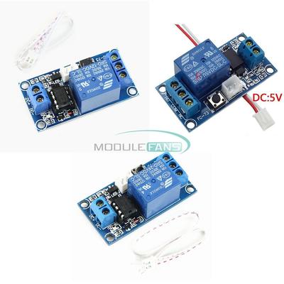 DC 5V 12V 24V 1-Channel Latching Relay Module With Touch Bistable Switch MCU