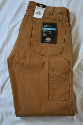 Dickies heren Relaxed Fit Straight-been Duck Carpenter Jean Jeans - Groen