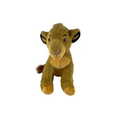 Vintage Disney Parks Simba Cub Lion King Plush 13" Stuffed Toy Sitting RARE