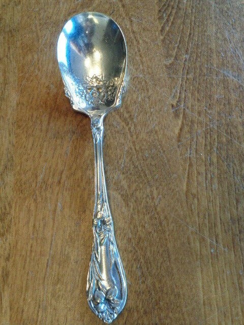 ANTIQUE C.D. KENNY SILVER PLATE SUGAR SPOON RARE | eBay