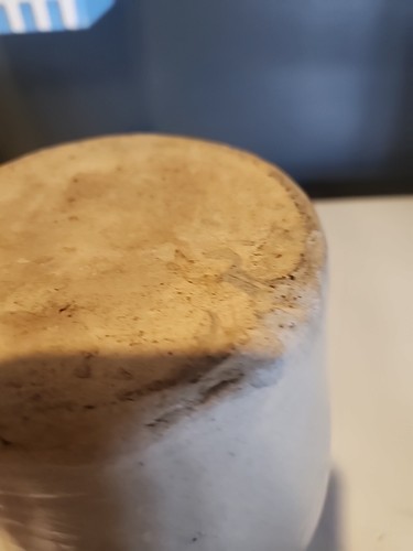 Vintage Beige Stone Ware Pitcher - Picture 8 of 11