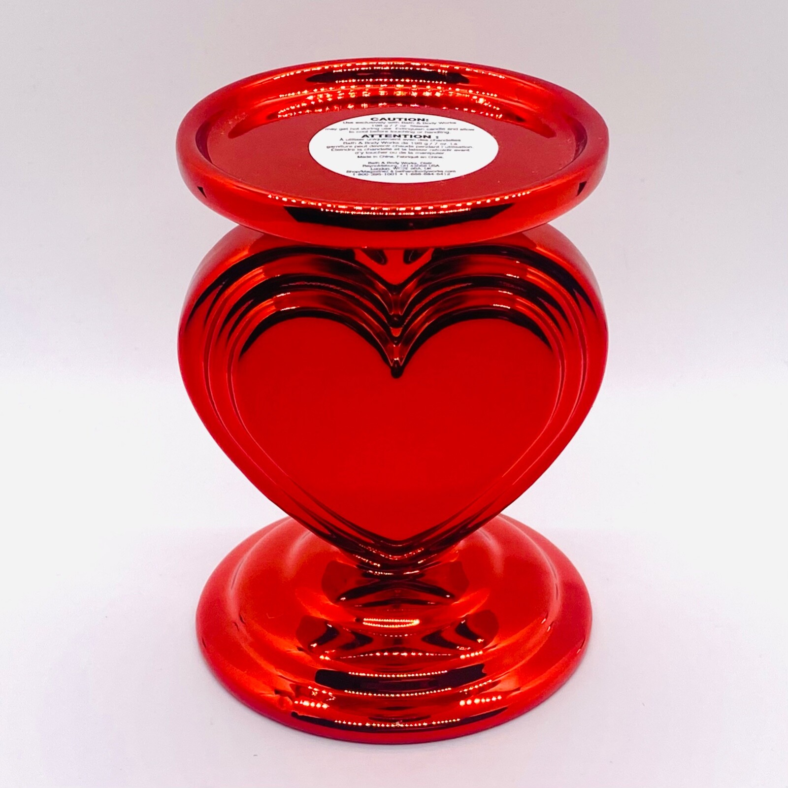 Bath and body works heart single wick candle holder munimoro.gob.pe