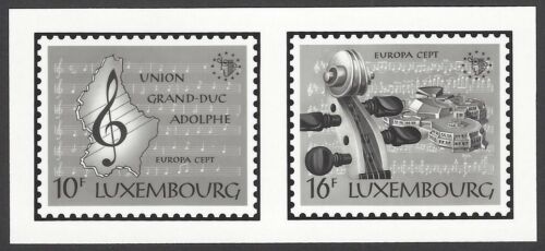 Luxemburg #729-30 1985 EUROPA zusammengesetzter fotografischer Beweis - Bild 1 von 1