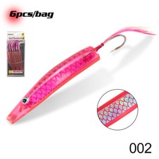 6pcs Fishing Spoons Fishing Lure Jigging Spoon Hard Fishing Bait Jigging Spoon