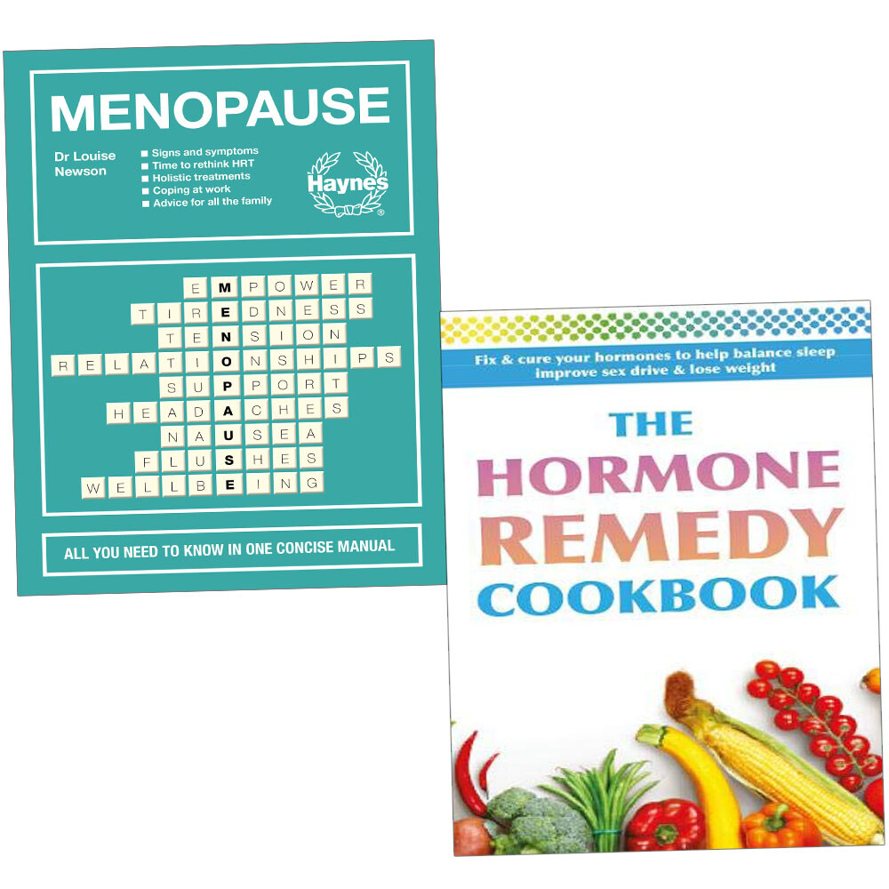 Menopause, The Hormone Remedy Cookbook 2 Books Collection Set Fix & cure New