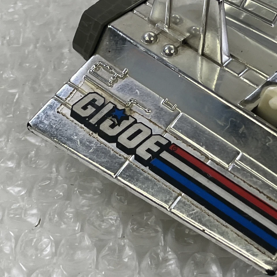 Vintage GI Joe 1984 Sky Patrol SHARC Cromado Jato de Prata Incompleto! - Imagem 4 de 4