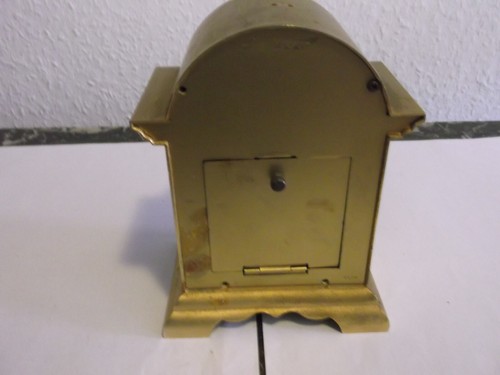 seltene alte elektromechanische Tischuhr Bulova Transistor, 1970er Jahre - Bild 5 von 8