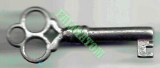 Vintage Hollow Barrel Skeleton Key - Approx 2.25" Long
