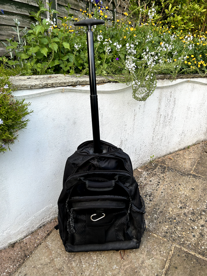 Targus Laptop Backpack Roller Bag Case for Travel With Wheels eBay