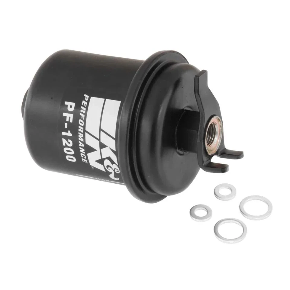 Filtro de combustible para medios de celulosa K&N para 88-08 Acura Integra CL / Honda Accord Civic Foto 4 de 4