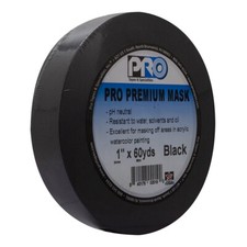 Pro Tapes PRO-46 Colored Masking Tape 1"x60yds Black