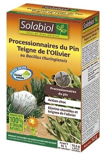 Insetticida Processionnaire Del Pin 12,5g Solabiol Azione Urto Crawler Ringworms