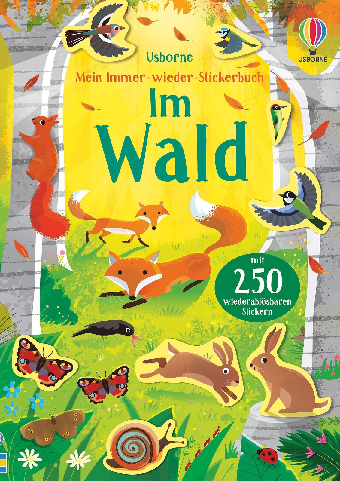 Mein Immer-wieder-stickerbuch: Wald Caroline Young